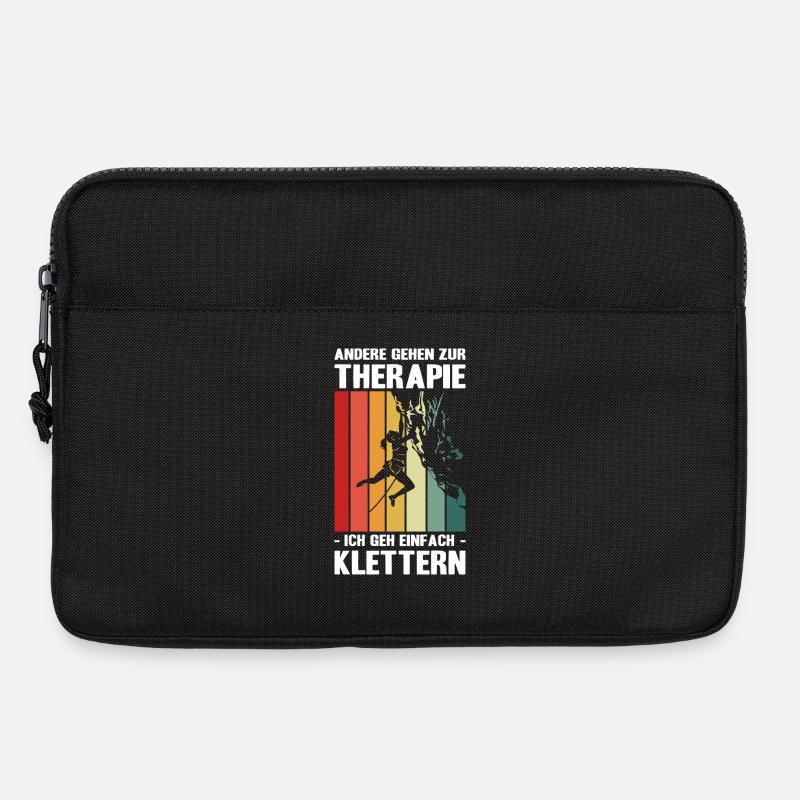 Bouldern Geschenke Klettern Kletterer Boulderer - Laptoptasche 13" - Schwarz