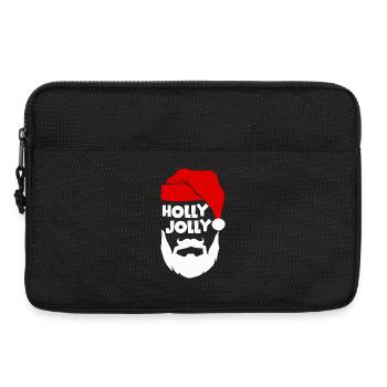 Holly Jolly Fröhliches Fest - Laptoptasche 13" - Schwarz - Vorne