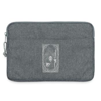 Baba Yaga Dunkle Slawische Hexenkunst - Laptoptasche 13" - Grau meliert - Vorne