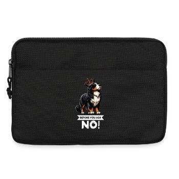 Before You Ask Berner Sennenhund Sennenhunde  - Laptoptasche 13" - Schwarz - Vorne