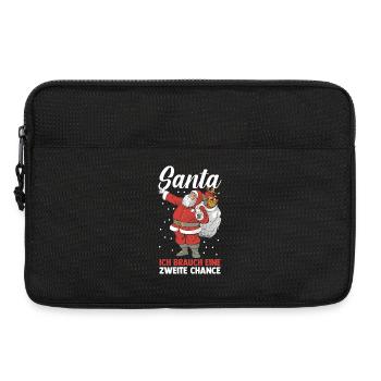 Weihnachtsmann Weihnachtszeit Unartig Weihnachts - Laptoptasche 13" - Schwarz - Vorne