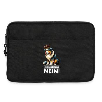 Bevor Du Fragst Australian Shepherd Aussie Aussie - Laptoptasche 13" - Schwarz - Vorne