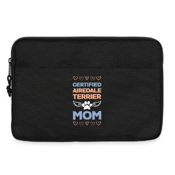 Maman Airedale Terrier - Sacoche pour ordinateur portable 13 pouces - noir - Devant