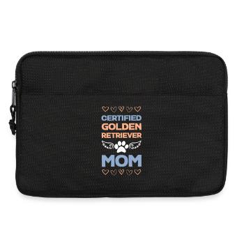 Zertifizierte Golden Retriever Mama - Laptoptasche 13" - Schwarz - Vorne