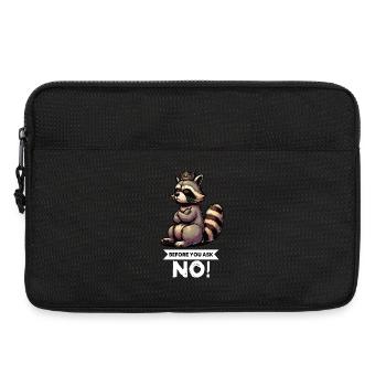 Avant de demander à un détenteur de raton laveur - Sacoche pour ordinateur portable 13 pouces - noir - Devant