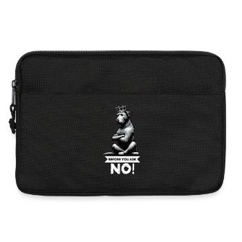 Before You Ask Irischer Wolfshund Wolfshundhalter - Laptoptasche 13" - Schwarz - Vorne