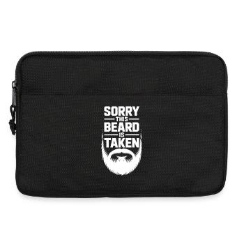Sorry This Beard Is Taken - Laptop bag 13" - black - Front