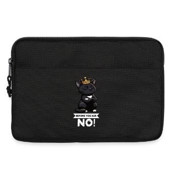 Before You Ask Cat Cat Cat Lover Kitty - Laptop bag 13" - black - Front