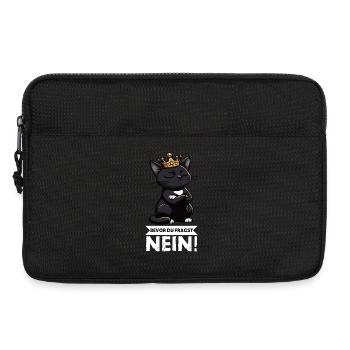 Avant que tu ne demandes Pas de chats Chats Amateur des chats - Sacoche pour ordinateur portable 13 pouces - noir - Devant