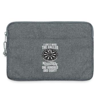 I love it when 180 is called - Laptop bag 13" - heather grey - Front