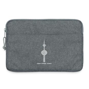 Ville du Koweït, Tournée de la capitale du Koweït Touristes Koweïtiens - Sacoche pour ordinateur portable 13 pouces - gris chiné - Devant