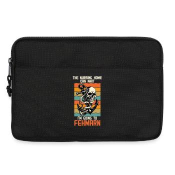 Papi MAISON DE RETRAITE PEUT ATTENDRE, JE VAIS - Sacoche pour ordinateur portable 13 pouces - noir - Devant