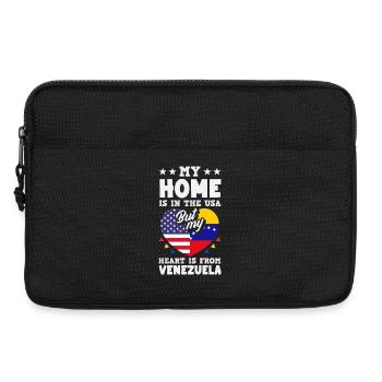 Drapeau du Venezuela Fierté & Maison Venezuela - Sacoche pour ordinateur portable 13 pouces - noir - Devant