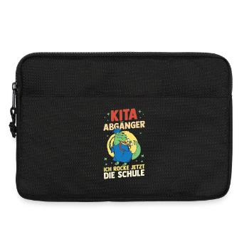 Kita Erste Klasse Dinosaurier Schüler Kindergarten - Laptoptasche 13" - Schwarz - Vorne