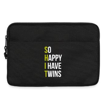 So glücklich, Zwillinge zu haben - Laptoptasche 13" - Schwarz - Vorne