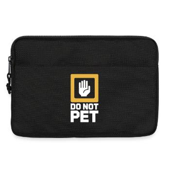 Do Not Pet Introvertiert Abstand Ruhe Anti Social - Laptoptasche 13" - Schwarz - Vorne