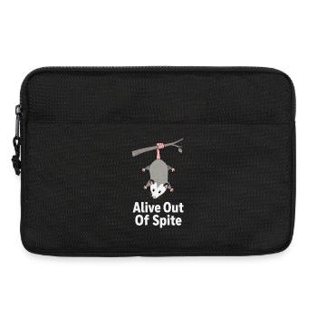 Alive Defiance Funny Opossum Sarcastic - Laptop bag 13" - black - Front