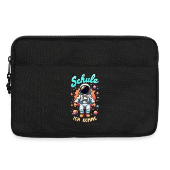 Schulkind 2026 Einschulung 2026 Schulanfang - Laptoptasche 13" - Schwarz - Vorne