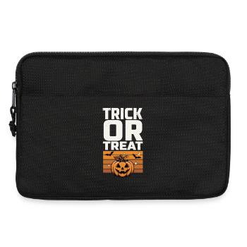 Trick or Treat – Pumpkin Halloween - Laptop bag 13" - black - Front