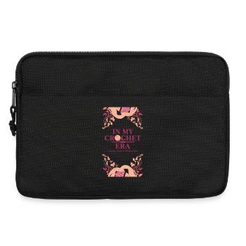 In meiner Häkelzeit Kreative Fäden Moderne Nadeln - Laptoptasche 13" - Schwarz - Vorne
