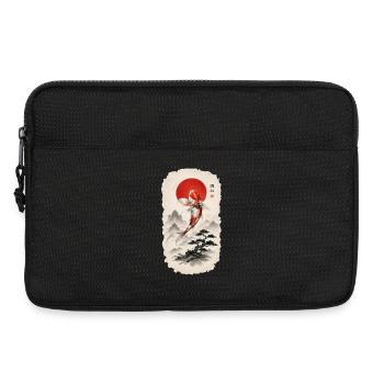 Koi im Japan-Stil  Zen & Harmonie - Laptoptasche 13" - Schwarz - Vorne