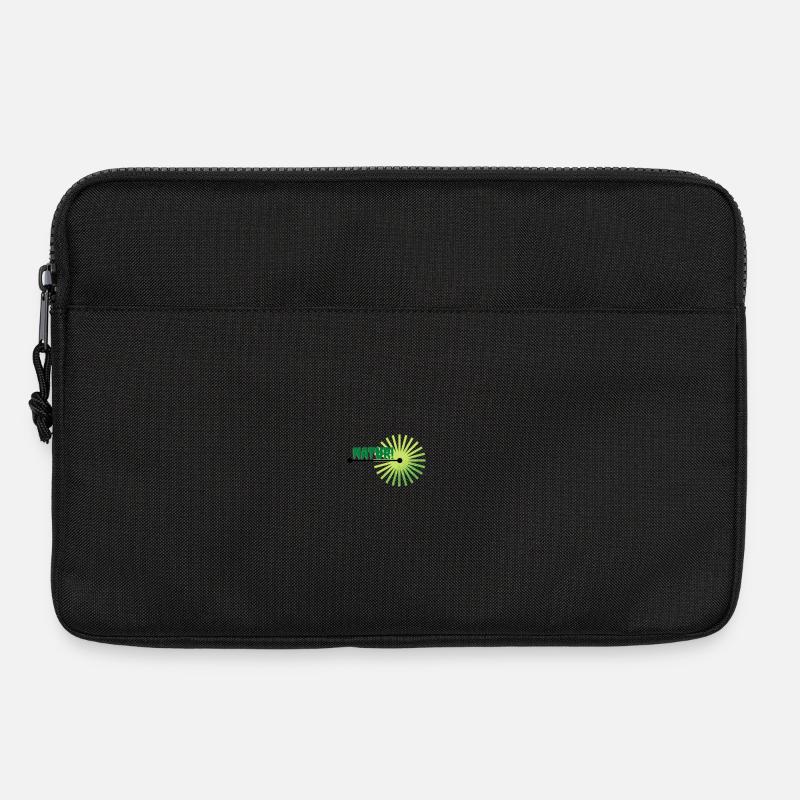 Natur - Laptoptasche 13" - Schwarz