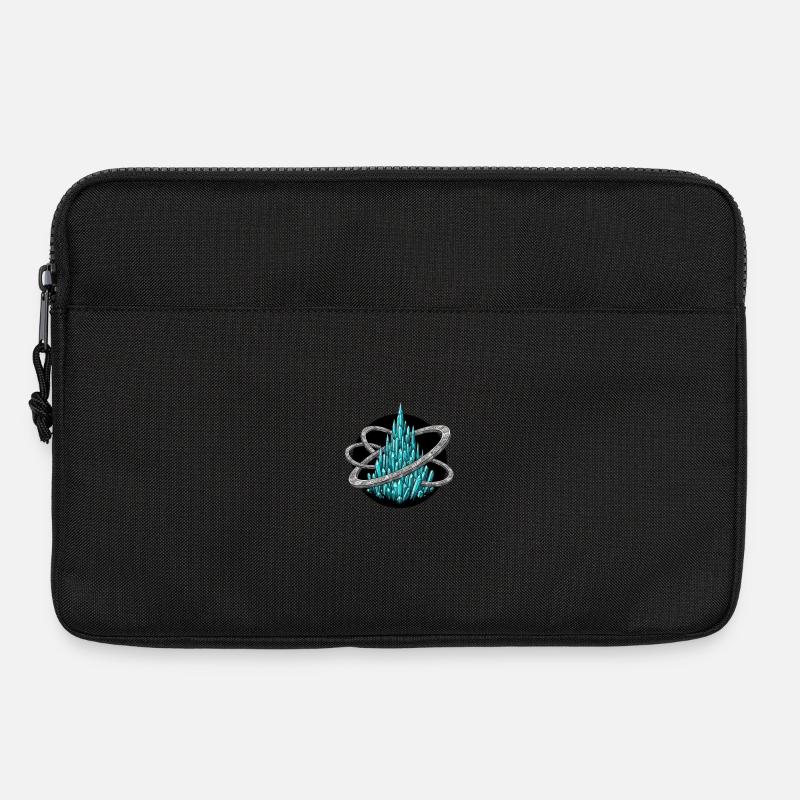AzurTürkis Kristall-Orbit - Laptoptasche 13" - Schwarz