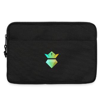 Gradient crown over diamond - Laptop bag 13" - black - Front