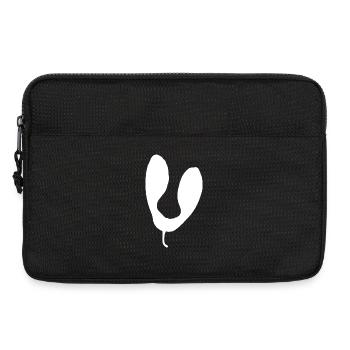 U-Shape Abstract Silhouette - Laptop bag 13" - black - Front