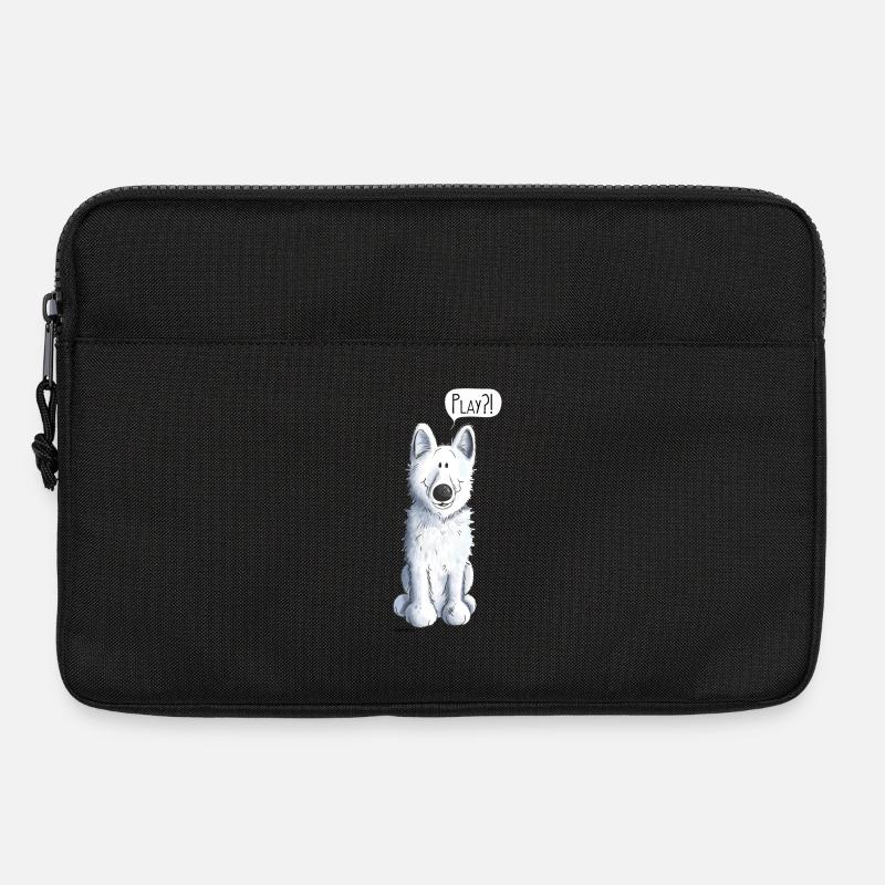Schweizer Schäferhund Play - Laptoptasche 13" - Schwarz