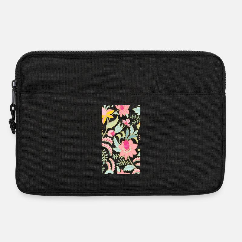 flowers - Laptop bag 13" - black