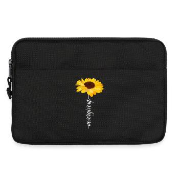 Gib niemals auf - Laptoptasche 13" - Schwarz - Vorne