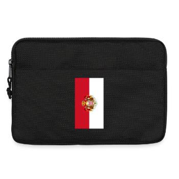 Monaco flag phone case - Laptop bag 13" - black - Front