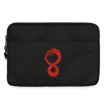Red Infinite Dragon - Laptop bag 13" - black - Front