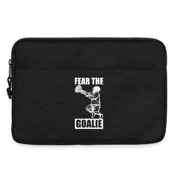 Lacrosse Goaltender - Laptop bag 13" - black - Front