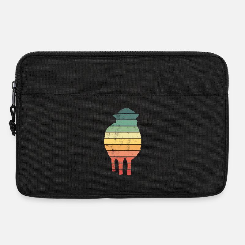 Schaf Schafe - Laptoptasche 13" - Schwarz