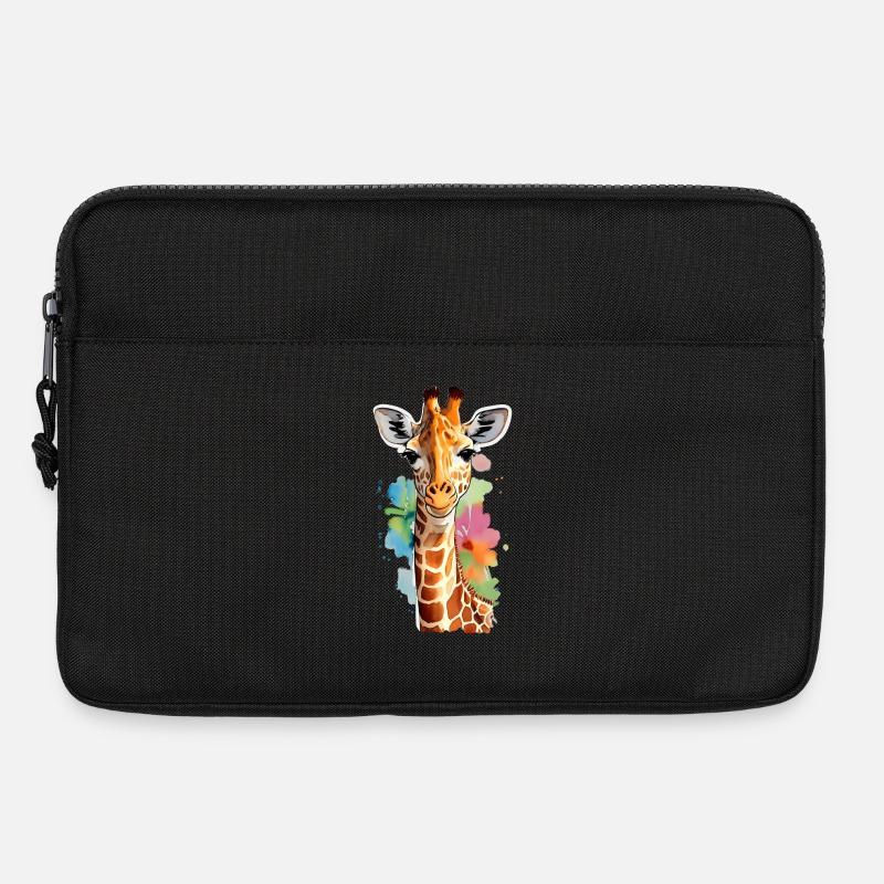 Giraffe - Laptoptasche 13" - Schwarz