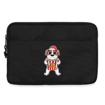 Jack Russell Terrier Hund Tier Weihnachten - Laptoptasche 13" - Schwarz - Vorne