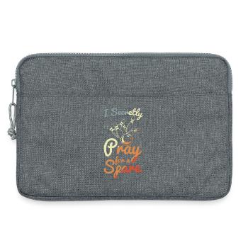 Bowling Joke - Laptop bag 13" - heather grey - Front
