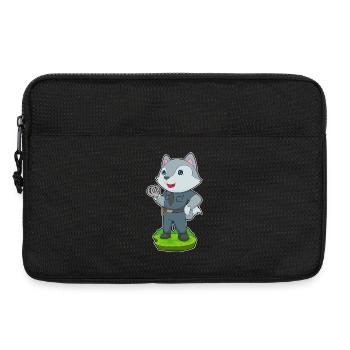 Loup Policier Menottes Police - Sacoche pour ordinateur portable 13 pouces - noir - Devant