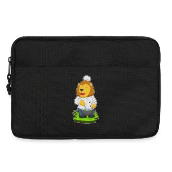 Lion Cooking Bowl Cooking - Laptop bag 13" - black - Front