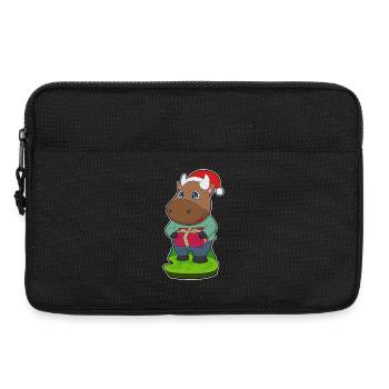 Forfait Noël Taureau - Sacoche pour ordinateur portable 13 pouces - noir - Devant