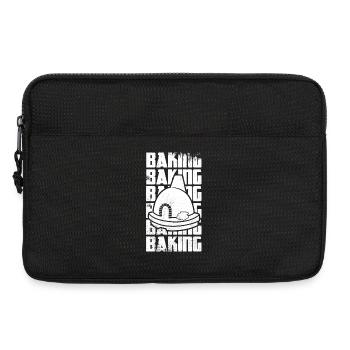 Pâtisserie amusante - Sacoche pour ordinateur portable 13 pouces - noir - Devant