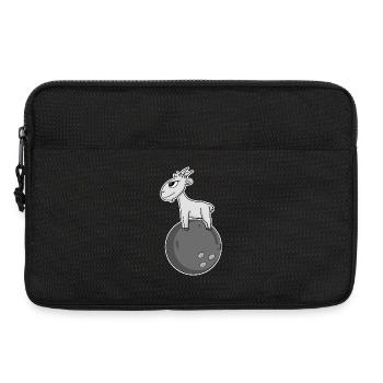 Ziege Bowling - Laptoptasche 13" - Schwarz - Vorne