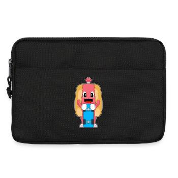 Hotdog Skater Skateboard - Sacoche pour ordinateur portable 13 pouces - noir - Devant
