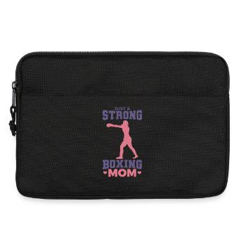 Nur eine starke Boxer Mama - Laptoptasche 13" - Schwarz - Vorne