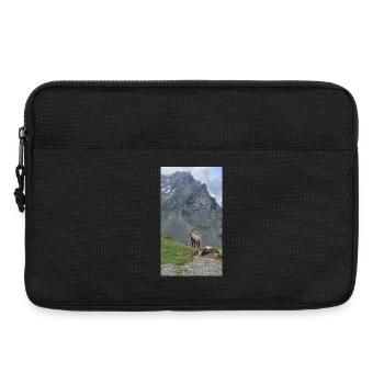 Steinbock - Laptoptasche 13" - Schwarz - Vorne