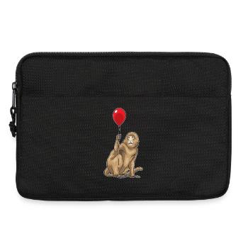 Affe Luftballon - Laptoptasche 13" - Schwarz - Vorne