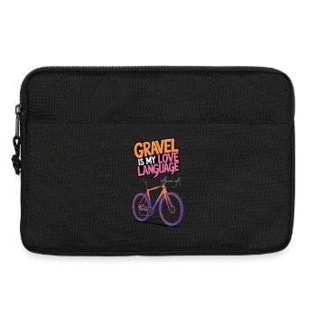 Gravel Cyclisme Amour - Sacoche pour ordinateur portable 13 pouces - noir - Devant