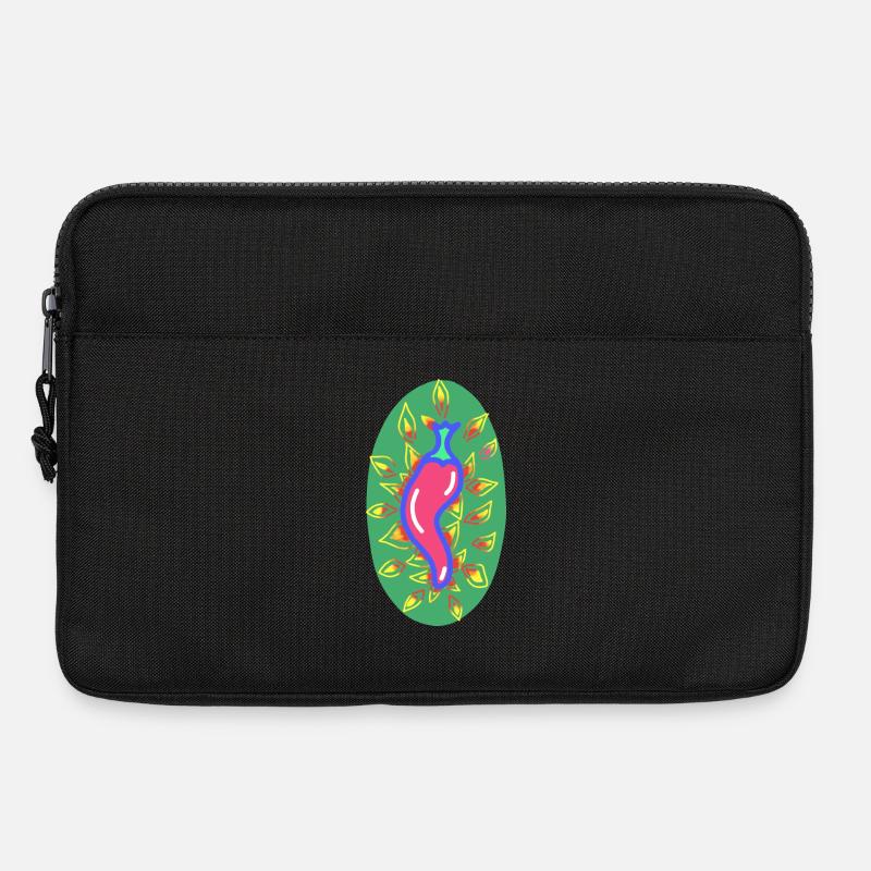 Fiery chili pepper - Laptop bag 13" - black